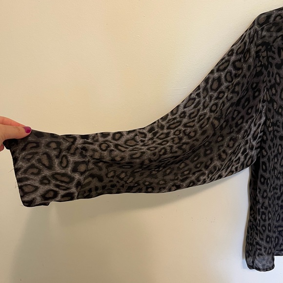 Cheetah sheer shirt - Picture 2 of 4